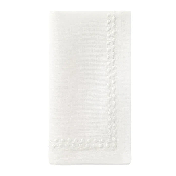 Pearls Napkin- White