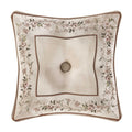 Pecora Coral Square Decorative Throw Pillow 18" x 18" Throw Pillows By J. Queen New York