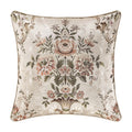 Pecora Coral Square Decorative Throw Pillow 20" x 20" Throw Pillows By J. Queen New York