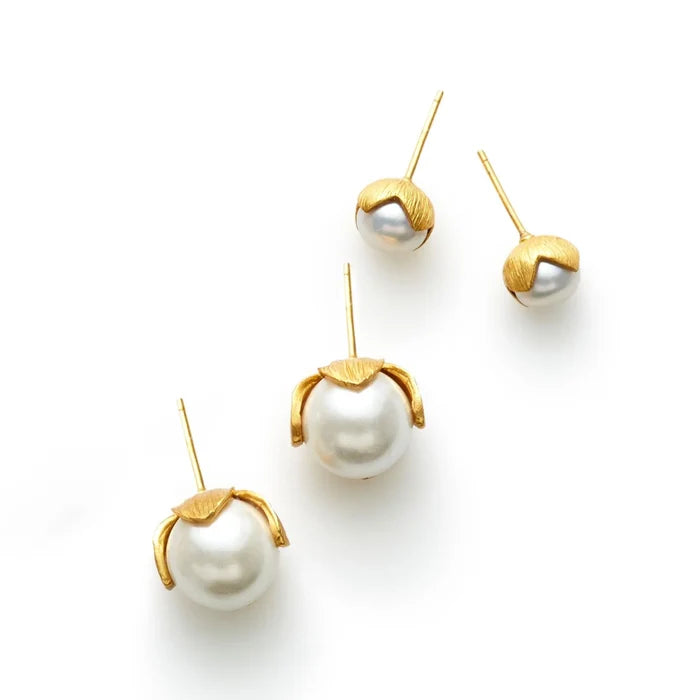 Julie Vos Penelope Stud Earrings- La Petite Maison