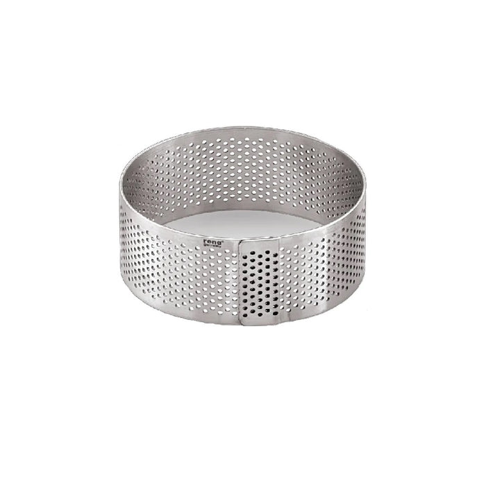 Perforated Round Tart Ring – 3 pc set (H-35mm)- 90x35mm