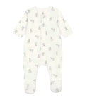 Petit Bateau Baby Front Snap Bunny Footie