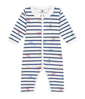 Petit Bateau Baby Long Sleeve Stripe Eiffel Tower Romper
