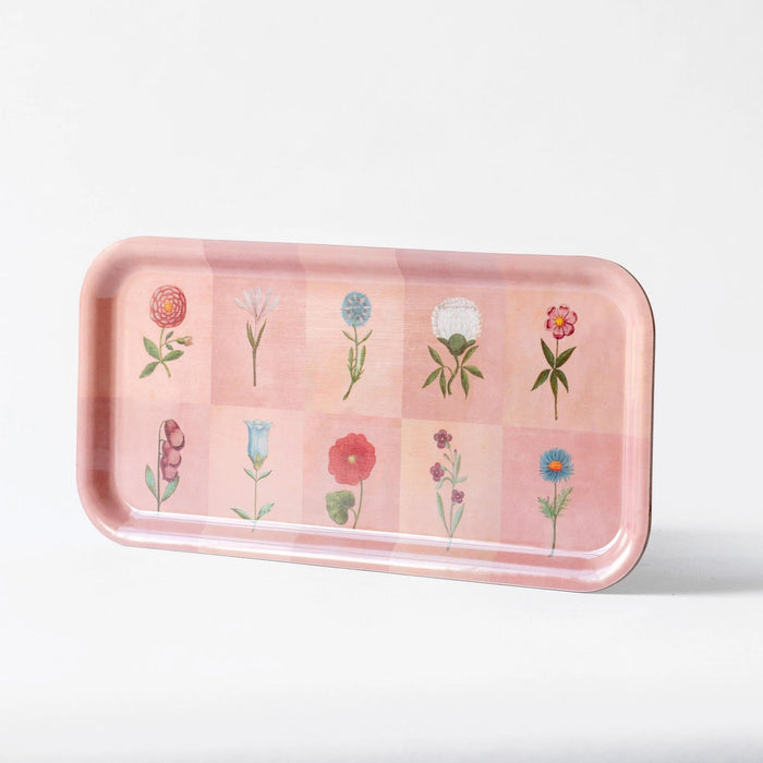 Roomytown Festival of Flowers Birchwood Tray - 11x5