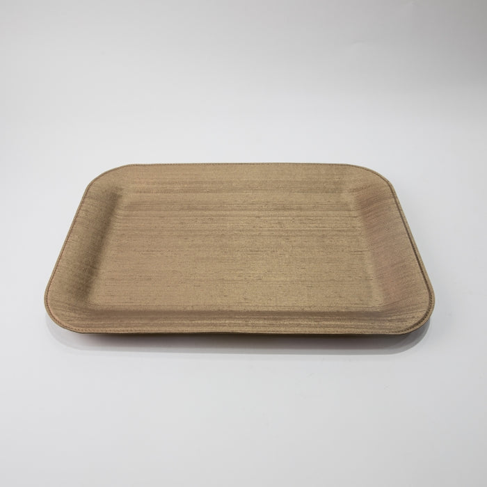 PLASTIC TRAY MEDIUM SILK BRONZE 44CMX33CM (202107479)