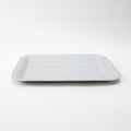 PLASTIC TRAY SMALL SILK SILVER 33CMX25CM (202107488)