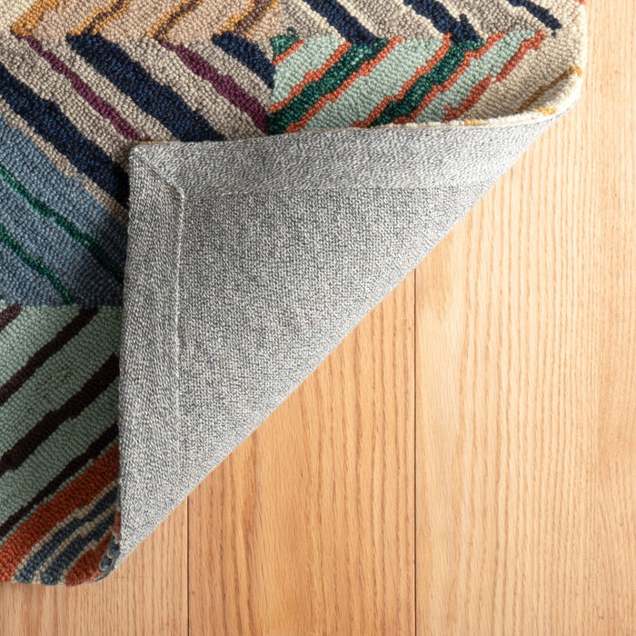Potter Multi Hand Micro Hooked Wool Rug Rug By Annie Selke