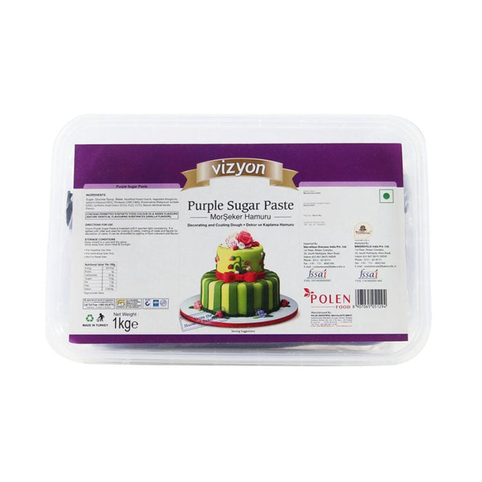 PURPLE - Sugar Paste by Vizyon - 1 Kg