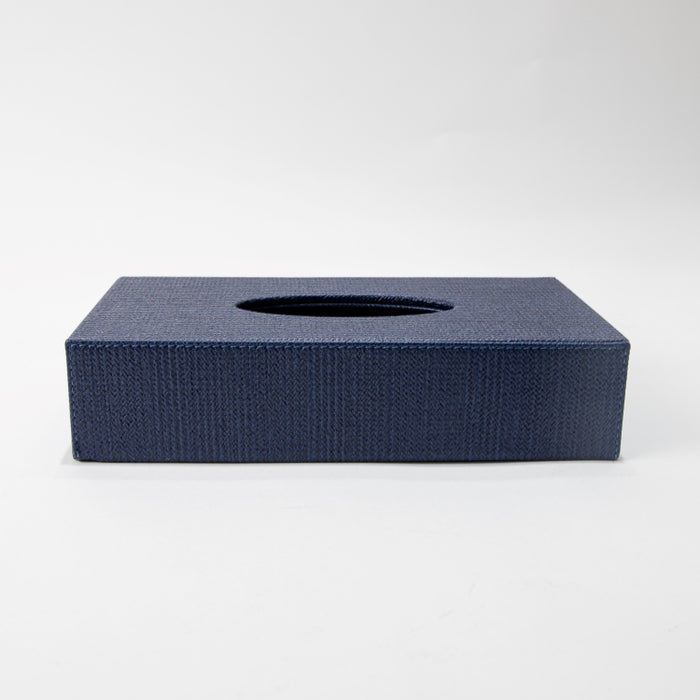 RECT.TISSUE BOX BRAID NAVY (202042170)