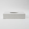 RECT.TISSUE BOX BRAID WHITE (202042168)