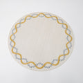 RND PLACEMAT W/EMB SILK IVORY (202055084)