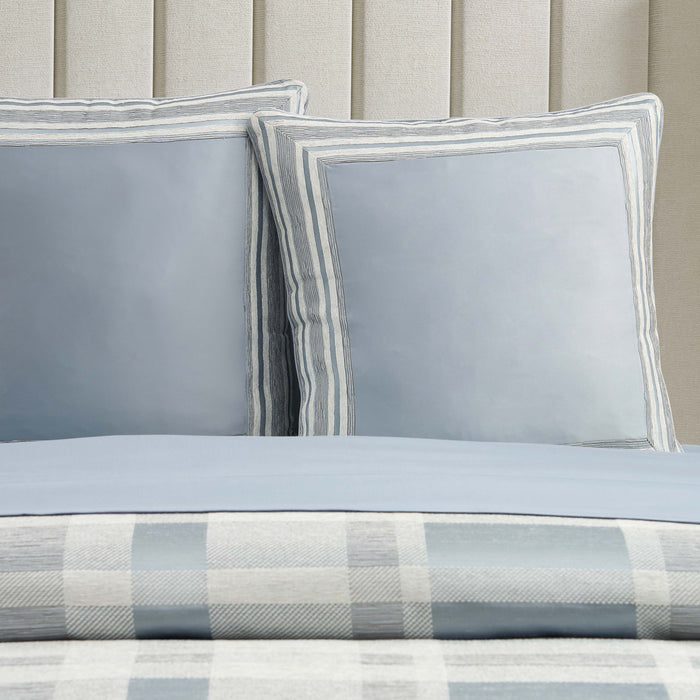 Rocco Blue Euro Sham Euro Sham By J. Queen New York