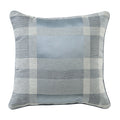 Rocco Blue Square Decorative Throw Pillow 20" x 20" Throw Pillows By J. Queen New York