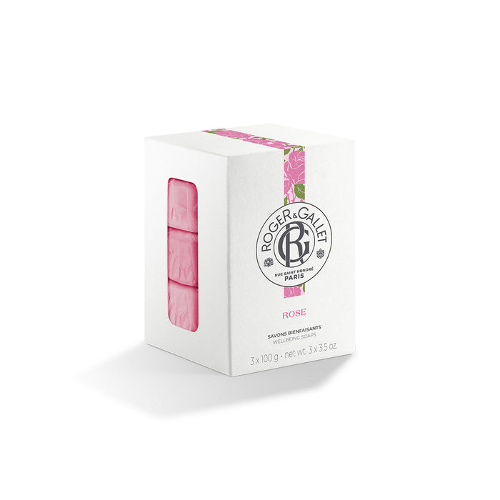Roger & Gallet Rose Bar Soap Set/3