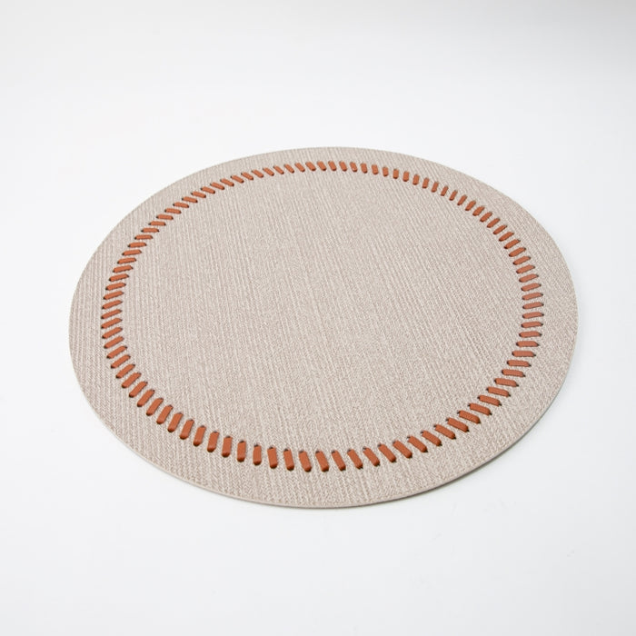 ROUND PLACEMAT W/BAND BRAID LATE (202055050)