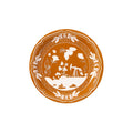 Rust Nodding Donkey Pavilion Dessert Plate - 8 pack