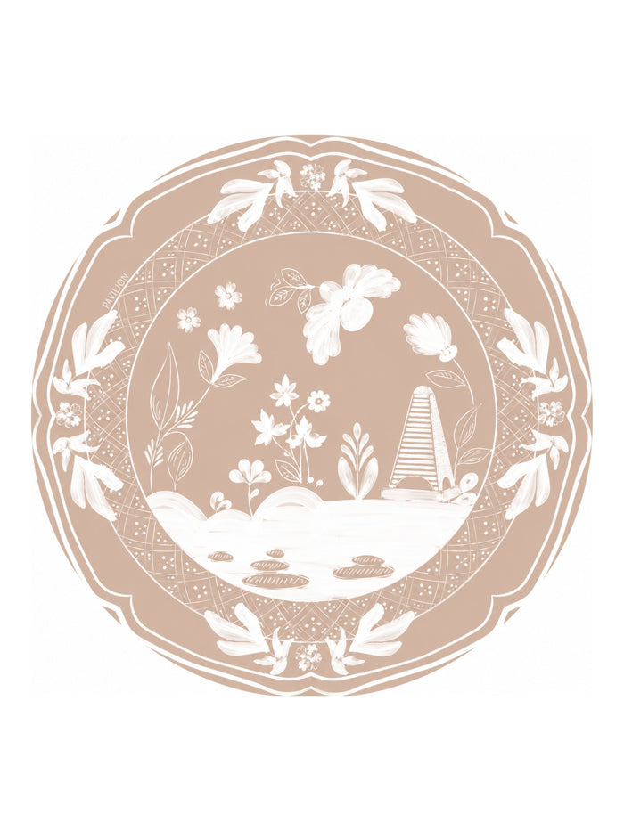 Sand Mini Beachside Dessert Paper Plate - 8 pack