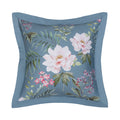 Savannah Blue Square Decorative Throw Pillow 18" x 18" Throw Pillows By J. Queen New York
