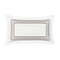 Savannah White Boudoir Decorative Throw Pillow 24" x 12" Throw Pillows By J. Queen New York