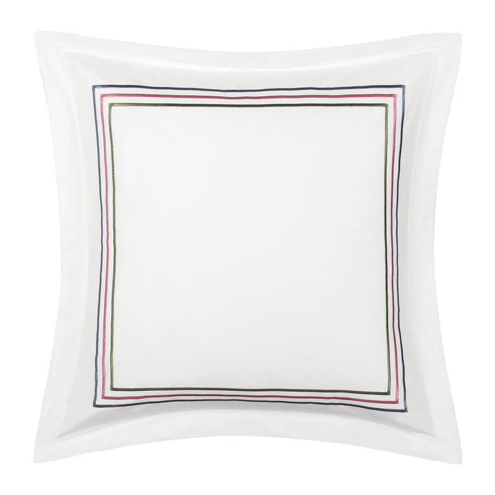 Savannah White Euro Sham Euro Sham By J. Queen New York