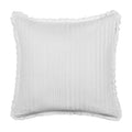Savannah White Quilted Euro Sham Euro Sham By J. Queen New York