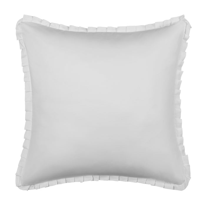 Savannah White Quilted Euro Sham Euro Sham By J. Queen New York