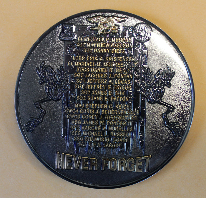 SEAL Team Ten / 10 Operation RED WINGS Memorial Navy Challenge Coin
