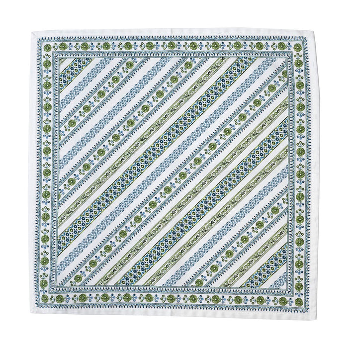 Seville Stripe Napkin - Green