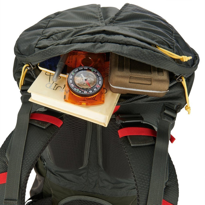 Sierra Designs Flex Capacitor 40L - 60L Blackpack With Waist Belt - Majolica - Hill and Dale Outdoors
