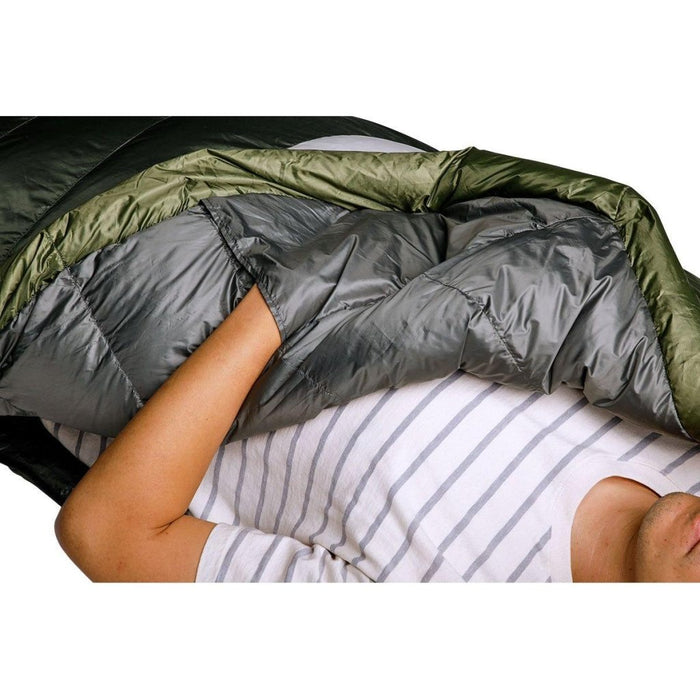Sierra Designs Get Down 550F 20° Degree Down Sleeping Bag - Beetle Green - Hill and Dale Outdoors