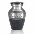 Small/Keepsake 4 Cubic Inches Black Poker Suits Brass Cremation Urn for Ashes