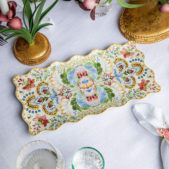 Juliska Sofia Rectangular Platter - Multi, 16"