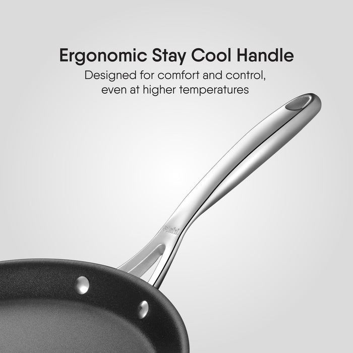 Stahl Artisan Schild low-oil non-stick tawa for dosas chillas and parathas