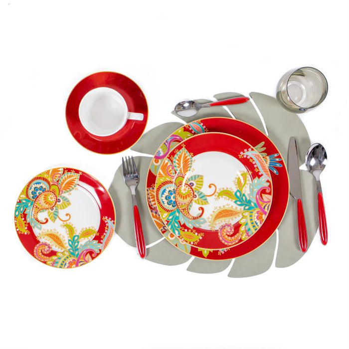 STECHCOL 20PCS. DINNER SET RED/BIRD (202028553)