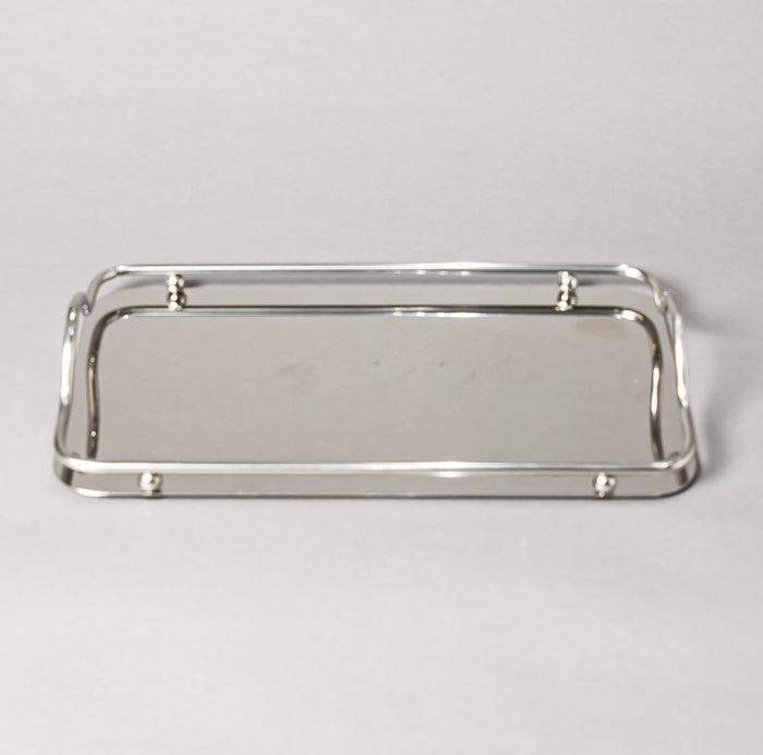 STEEL TRAY 35CMX20CM SILVER SMALL (202016351)