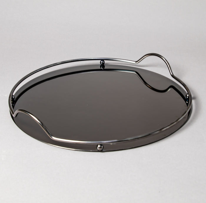 STEEL TRAY 39CM BLACK (202016366)