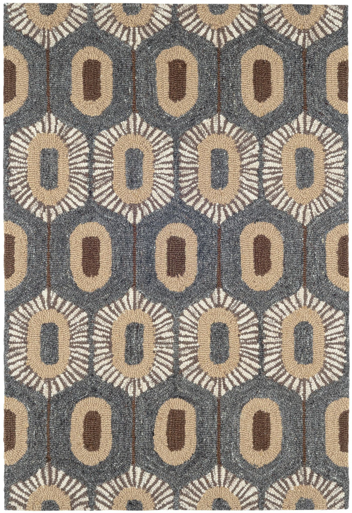 Stowe Hand Micro Hooked Wool Rug Rug By Annie Selke