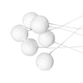 Styrofoam Buds 25mm ROUND (pack of 50 pcs)