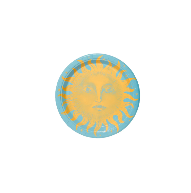 Sunshine Mini Paper Plate - 8 pack