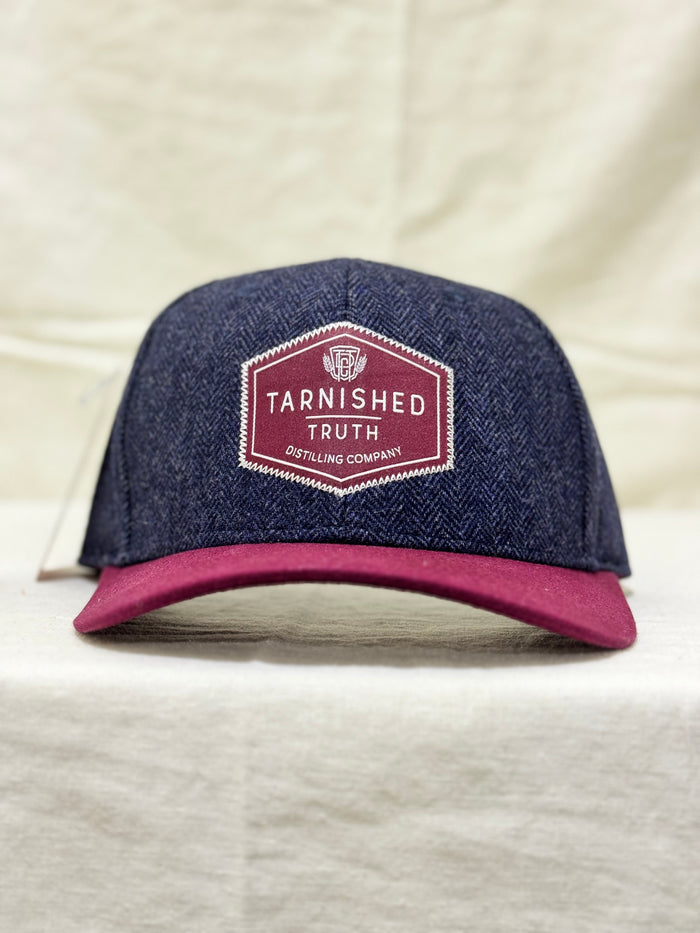 Tarnished Truth Hat - Navy & Red Patch