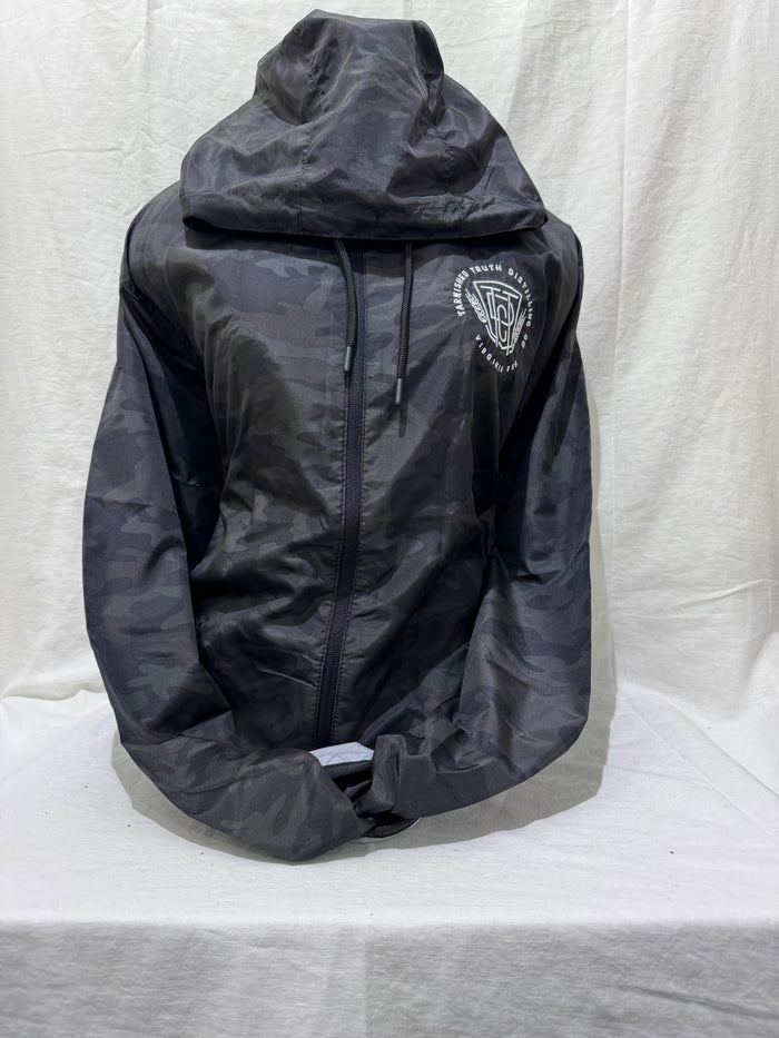 Tarnished Truth Windbreaker - Black Camo