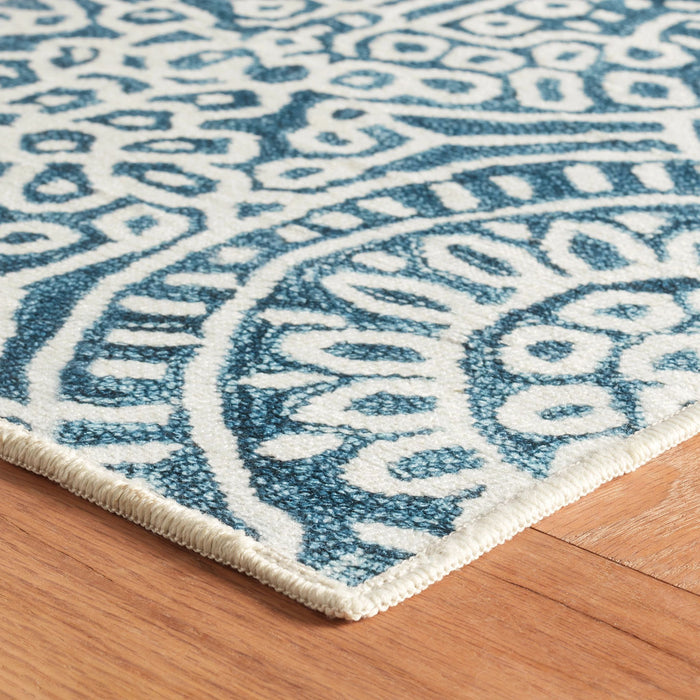 Temple Ink Machine Washable Rug Rug By Annie Selke