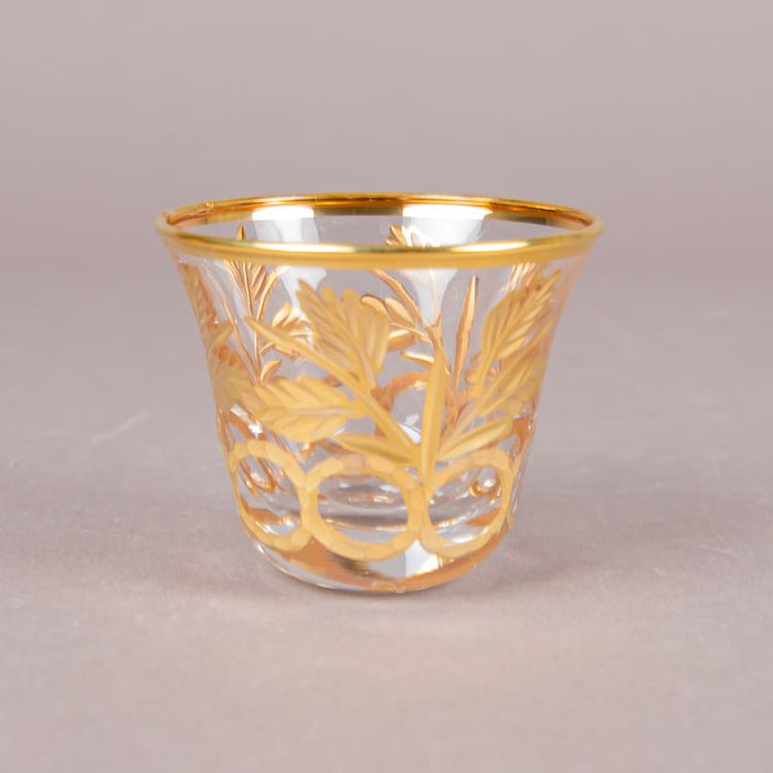TF88 COFFEE CUP 6PCS TSCNA CLEAR/GOLD (202016184)