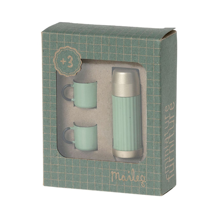 Maileg Thermos and CupsMaileg Thermos and Cups - Mint
