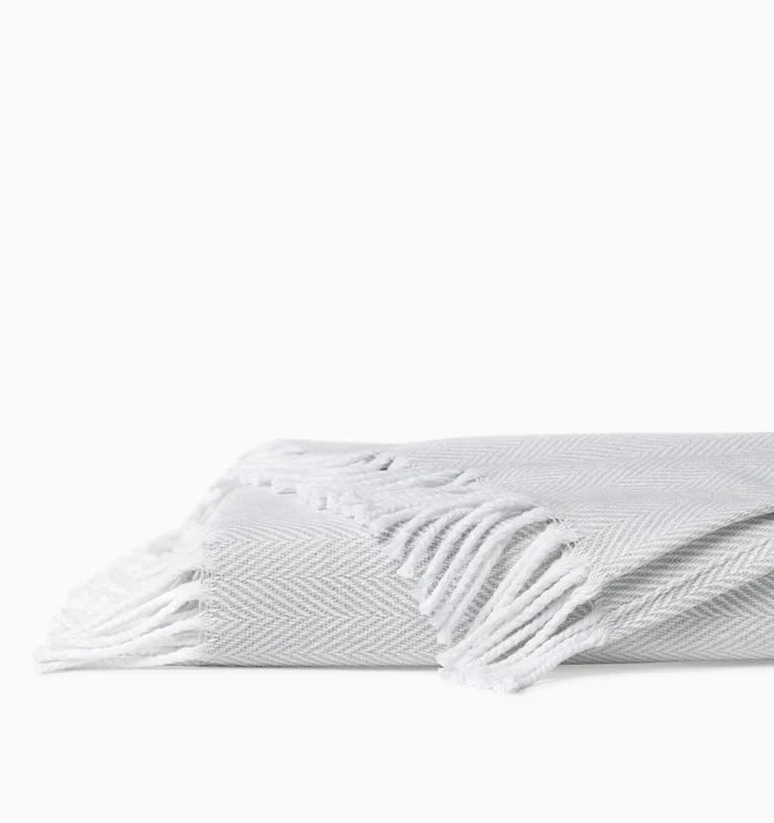 Sferra Celine Throw -White/Lunar