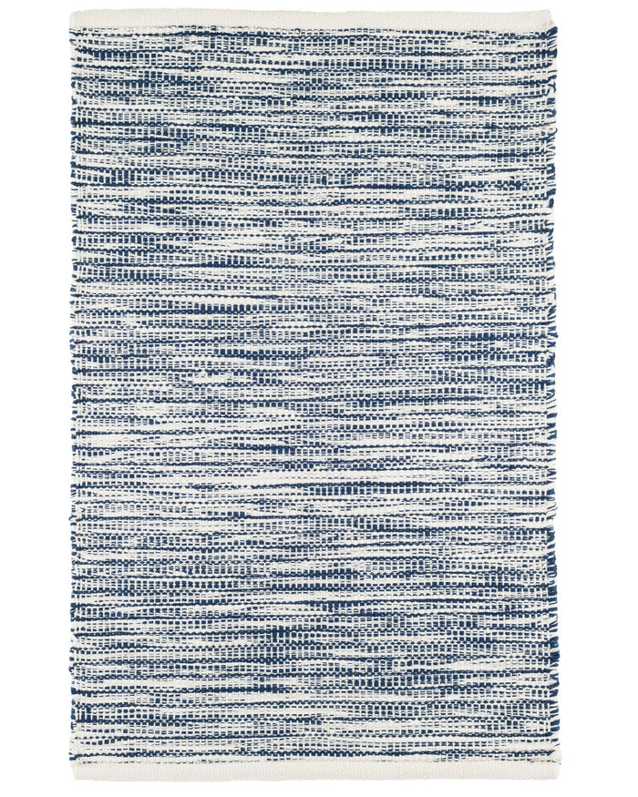 Tideline Navy Handwoven Indoor/Outdoor Rug Rug By Annie Selke