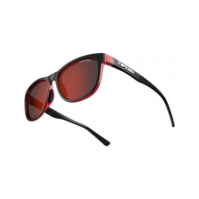 Tifosi Swank Single Lens Sunglasses - Crimson/Onyx/Smoke Red - Hill and Dale Outdoors