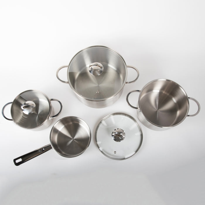 TOPIN STAINLESS STEEL 7PCS COOKWARE SET 0.7M (202030078)