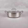 TRI-PLY CASSEROLE WITH LID 24CM (202020008)