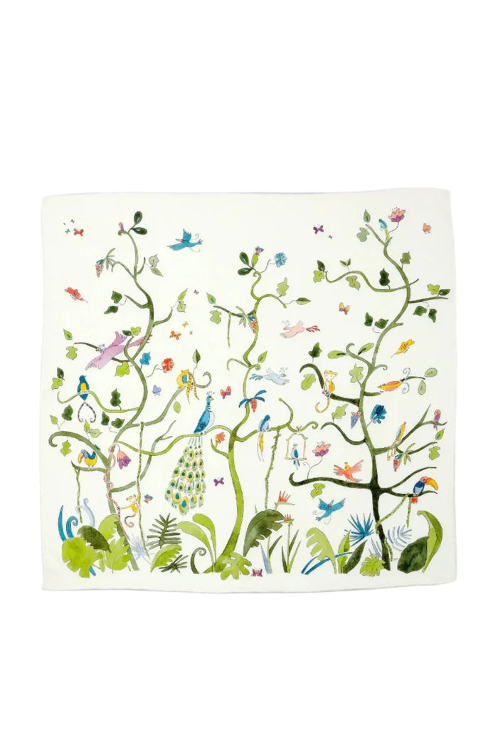 Timo & Violet Tropical Chinoiserie Shawl Blanket
